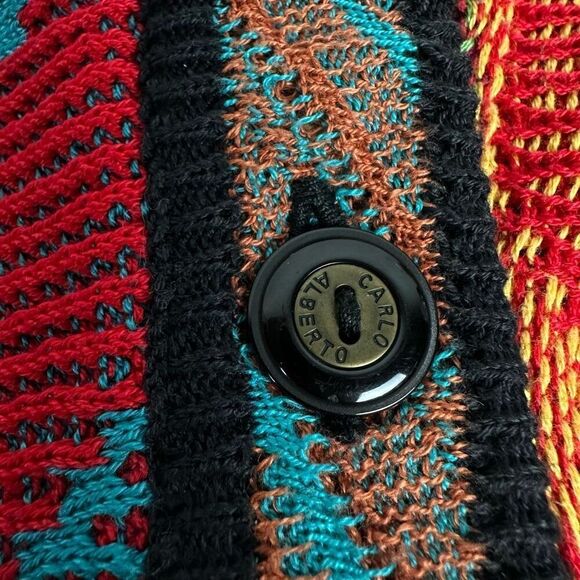 Vintage Carlo Alberto Australia Small Coogie Style Cardigan - Picture 8 of 9
